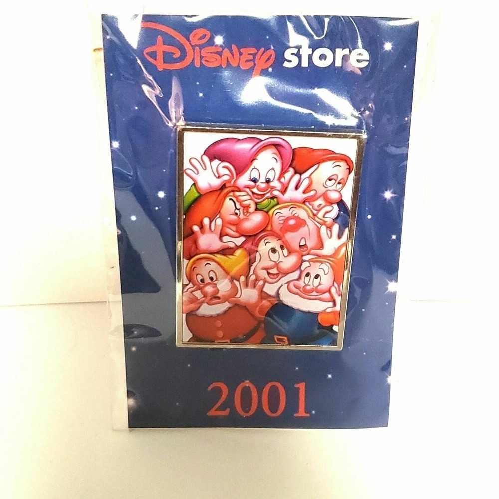 Disney 7 Dwarfs Disney Store Pin Commemorative Pin 2001